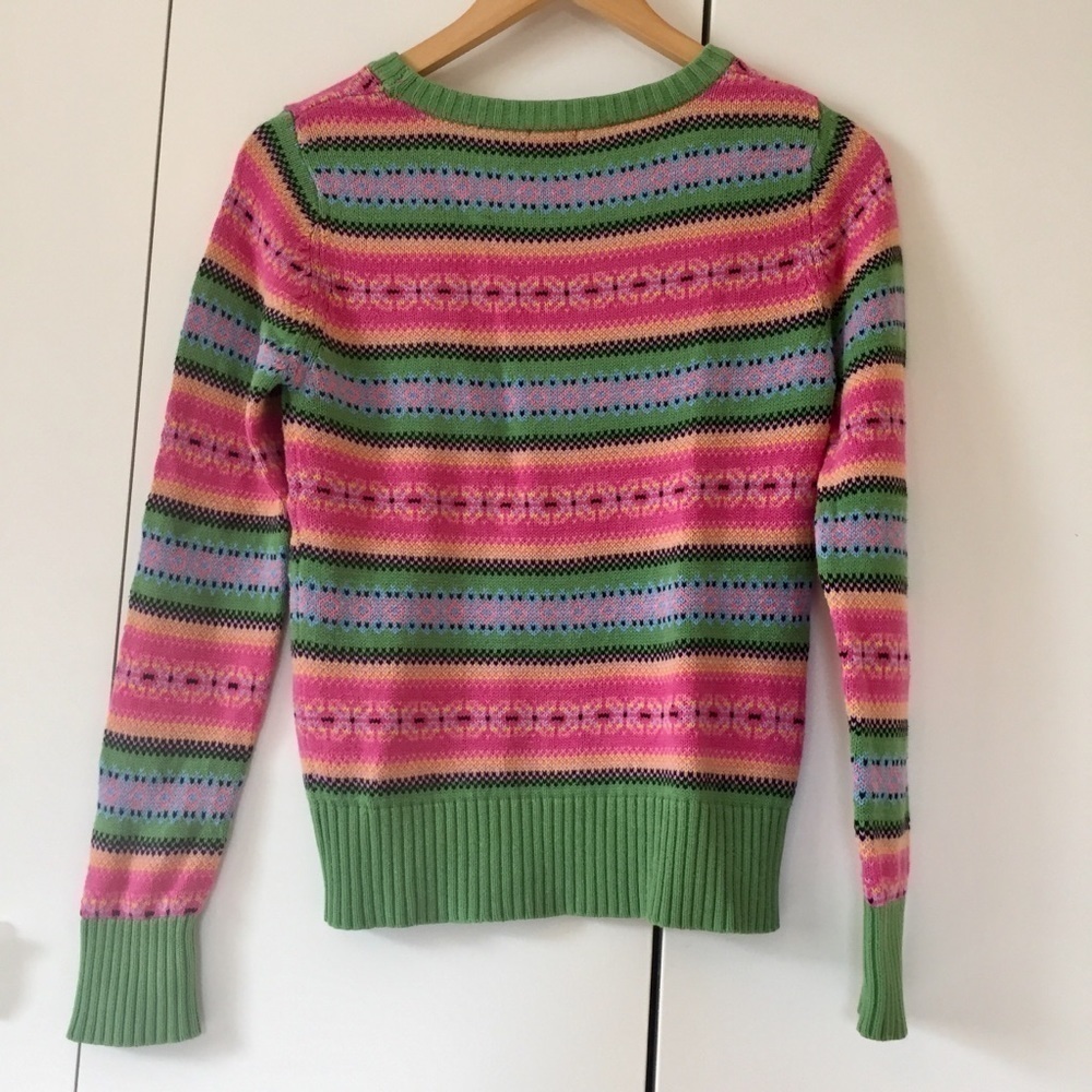 Vintage Holidays Multi color knit sweater Size S - Picture 3 of 8